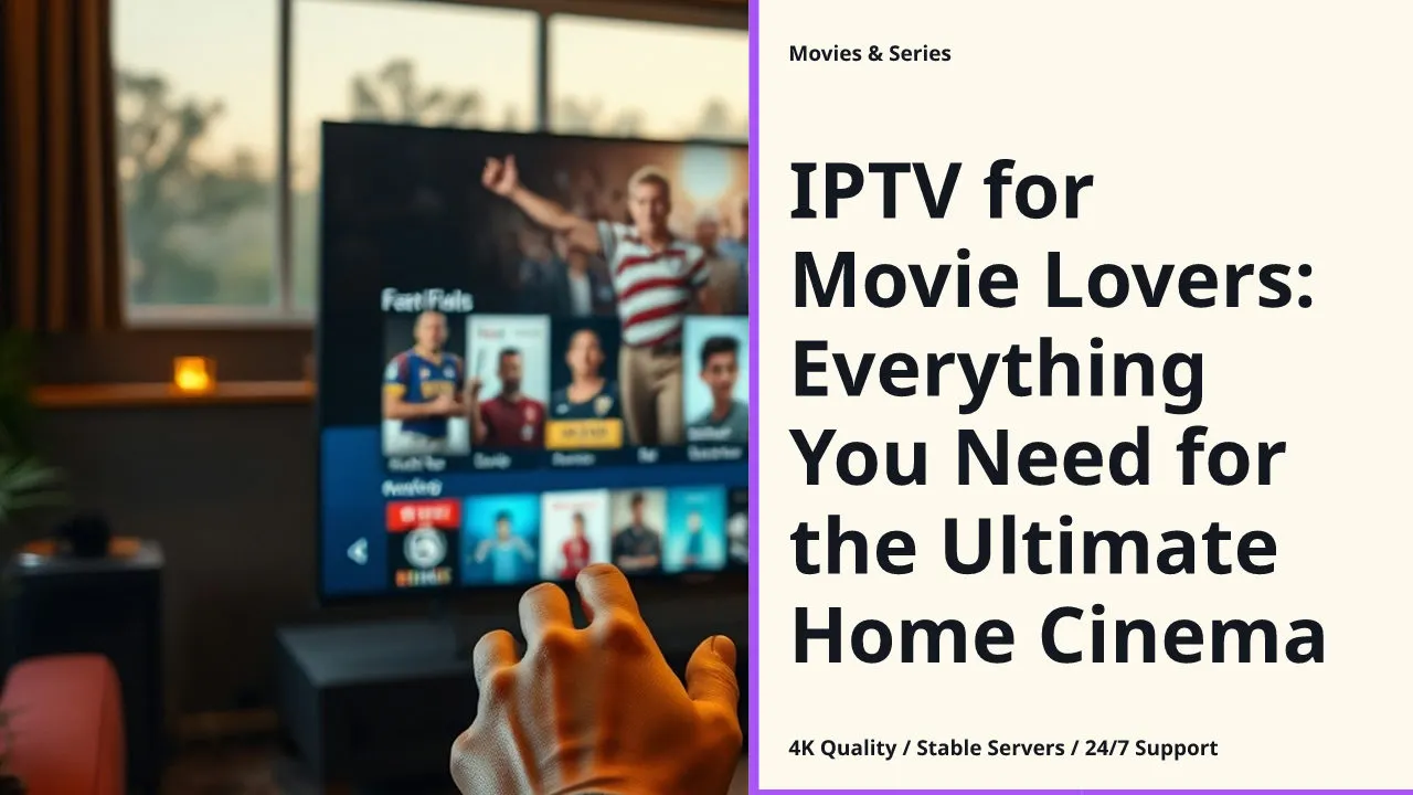 IPTV for Movie Lovers: Everything You Need for the Ultimate Home Cinema