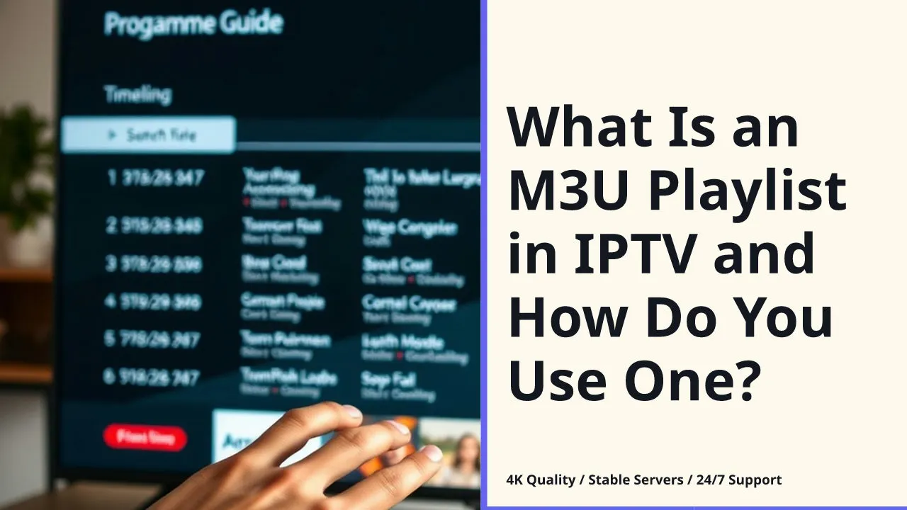 What Is an M3U Playlist in IPTV and How Do You Use One?